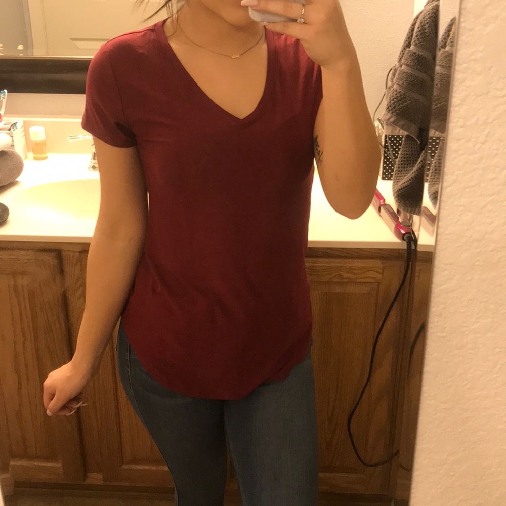 Maroon Tee